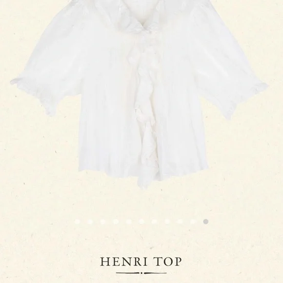 DOEN HENRI TOP IN SALT - Picture 5 of 9